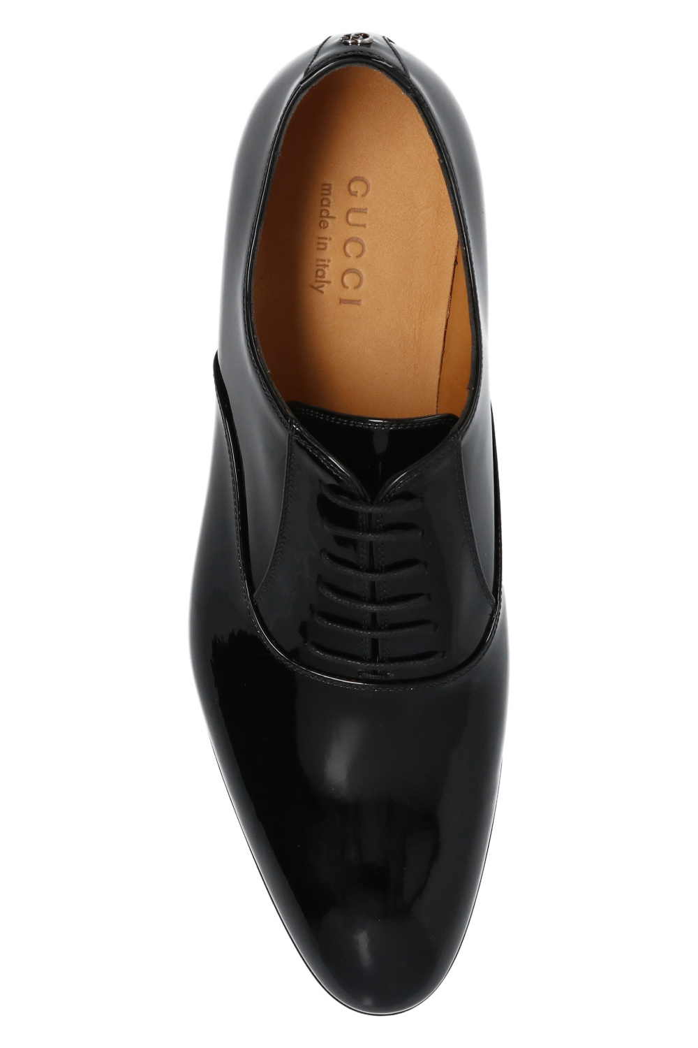 Gucci patent leather hot sale shoes mens